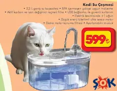 KEDİ SU ÇEŞMESİ 2,3 L indirimli fiyat KEDİ SU ÇEŞMESİ 2,3 L fiyat ve kampanya bilgisi